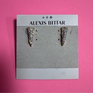 Alexis Bittar Solanales Crystal Spear Stud Earrings NWT
